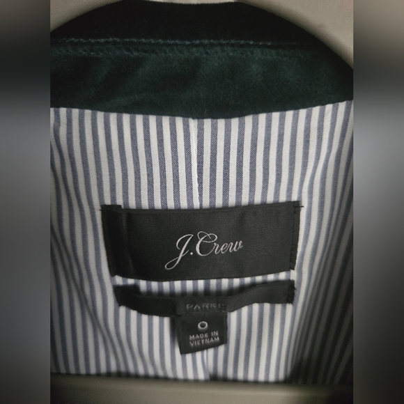 Parke Blazer Velvet Green Size 0 - Picture 4 of 5